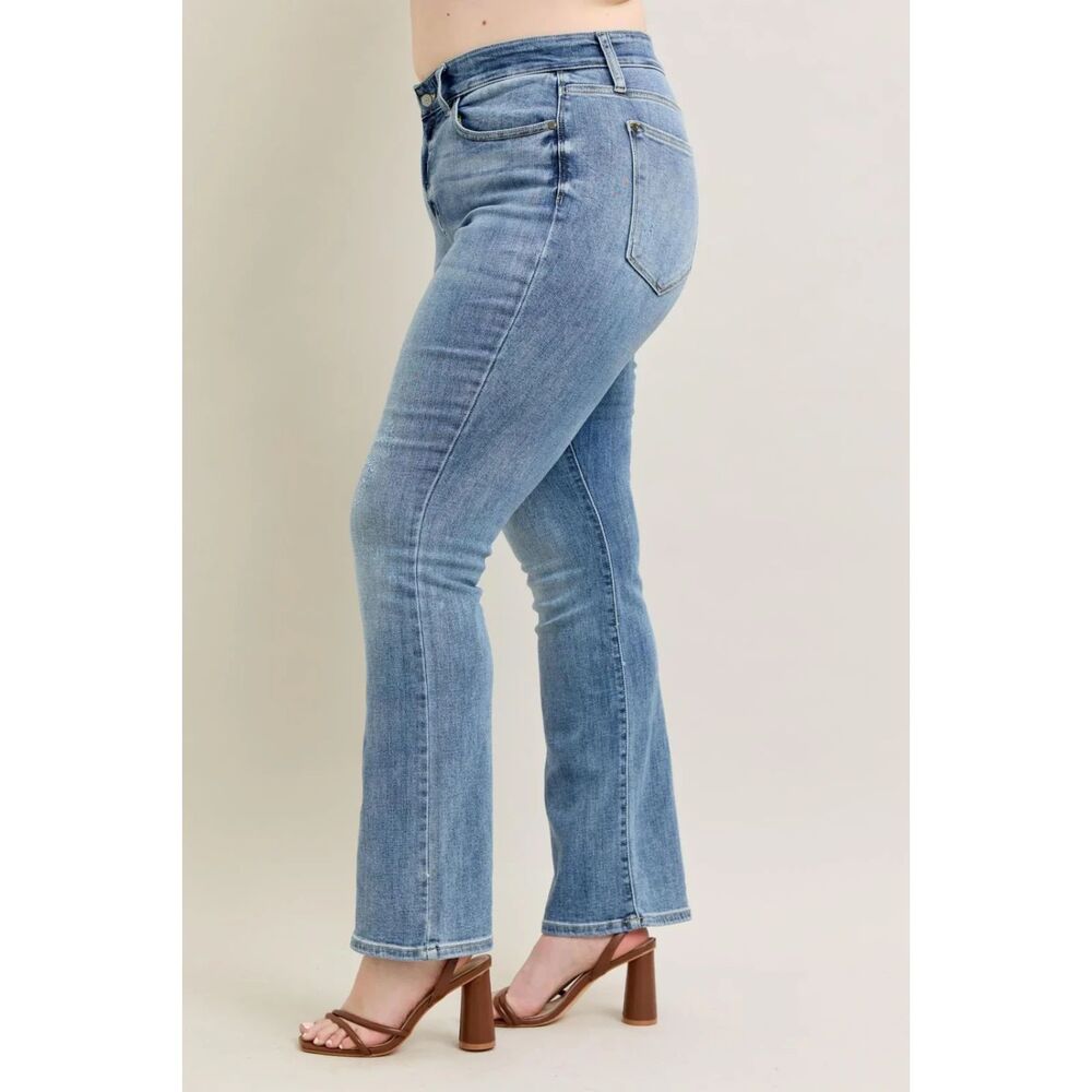 Judy Blue Mid Rise Boot Cut Jean - 24W - Picture 3 of 13